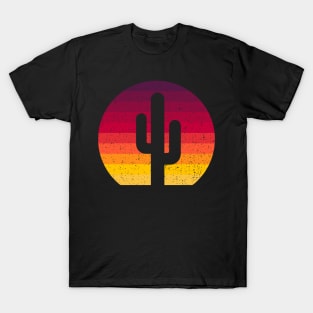 Vintage Retro Cactus Gift T-Shirt